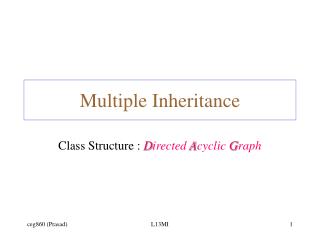 Multiple Inheritance