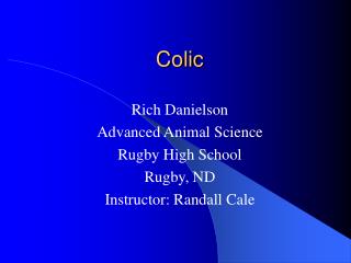 Colic