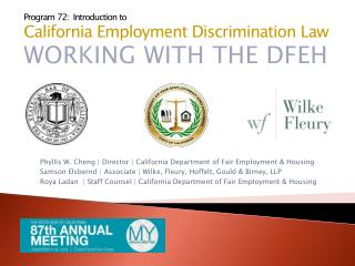 Phyllis W. Cheng | Director | California Department of Fair Employment &amp; Housing