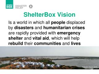 ShelterBox Vision