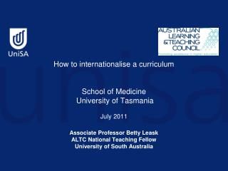 How to internationalise a curriculum?