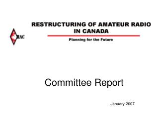 Committee Report