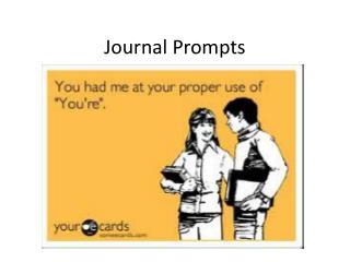 Journal Prompts