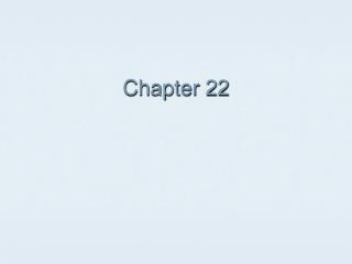 Chapter 22