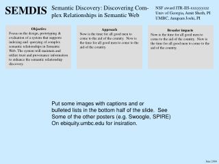 Semantic Discovery: Discovering Com-plex Relationships in Semantic Web