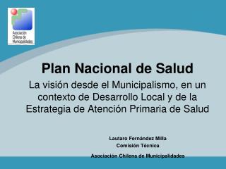 Plan Nacional de Salud