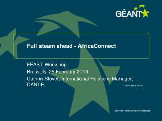 Full steam ahead - AfricaConnect