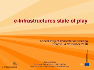 e-Infrastructures state of play