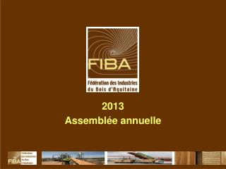 2013 Assemblée annuelle