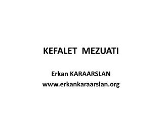 KEFALET MEZUATI