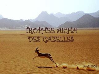 TROPHEE AICHA DES GAZELLES