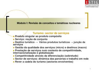 Módulo I: Revisão de conceitos e temáticas nucleares