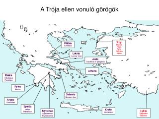 A Trója ellen vonuló görögök