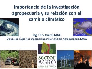 Importancia de la investigación agropecuaria y su relación con el cambio climático