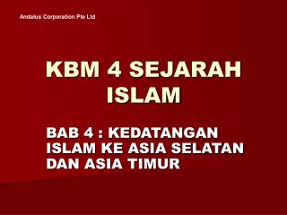 KBM 4 SEJARAH ISLAM