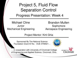 Project 5, Fluid Flow Separation Control