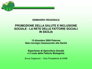 SEMINARIO REGIONALE