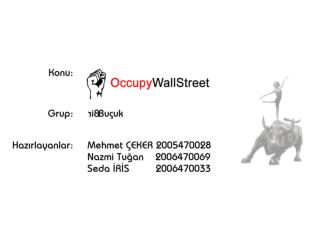 Occupy Wall Street?