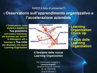 Il Sestante delle nuove Learning Organization