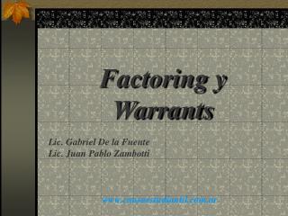 Factoring y Warrants