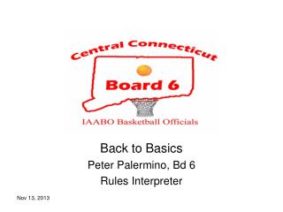 Back to Basics Peter Palermino, Bd 6 Rules Interpreter