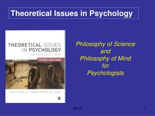 Theoretical Issues in Psychology