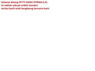 web_Selamat_Datang_FETTY_AIZAH_VITRIAHSSI