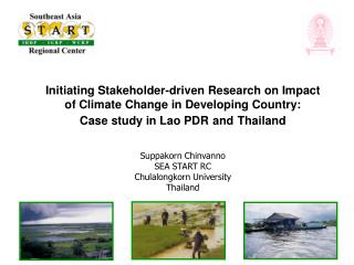 Initiating Stakeholder-driven Research on Impact of Climate Change in Developing Country: