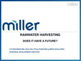 RAINWATER HARVESTING