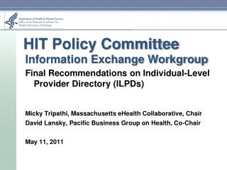 HIT Policy Committee