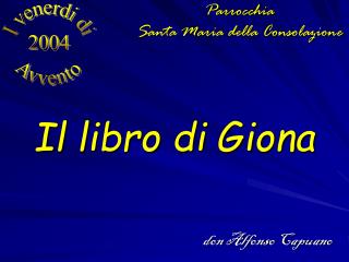 Il libro di Giona