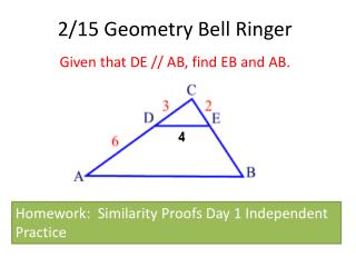 2/15 Geometry Bell Ringer