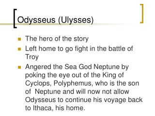 Odysseus (Ulysses)