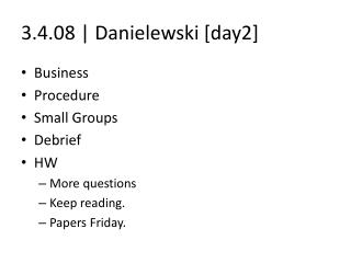 3.4.08 | Danielewski [day2]