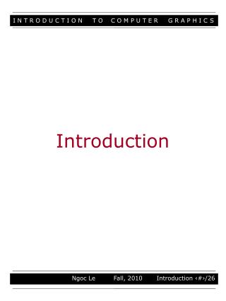 Introduction