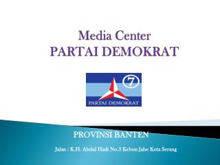 Media Center PARTAI DEMOKRAT