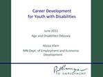 Career Development for Youth with Disabilities