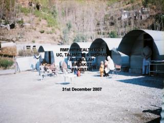 RMF-HF HEALTH UNIT UC, TALHATTA &amp; SHOHAL MUIZULLAH BALAKOT PAKISTAN