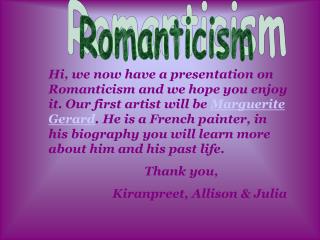 Romanticism
