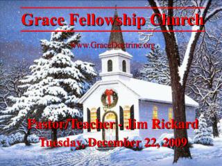 Grace Fellowship Church GraceDoctrine