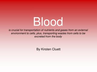 By Kirsten Cluett