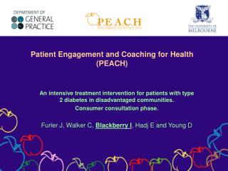 Patient Engagement and Coaching for Health (PEACH)