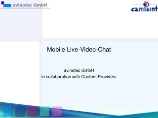 Mobile Live-Video-Chat