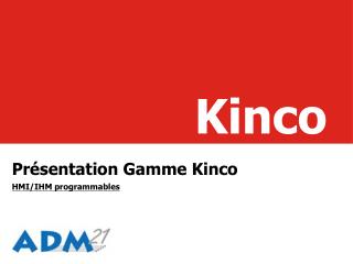 Présentation Gamme Kinco HMI/IHM programmables