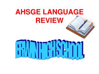 AHSGE LANGUAGE REVIEW