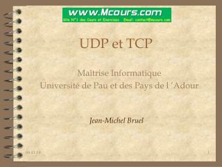 UDP et TCP