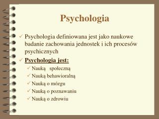 Psychologia