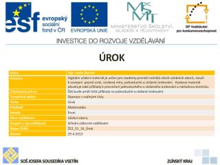 úrok