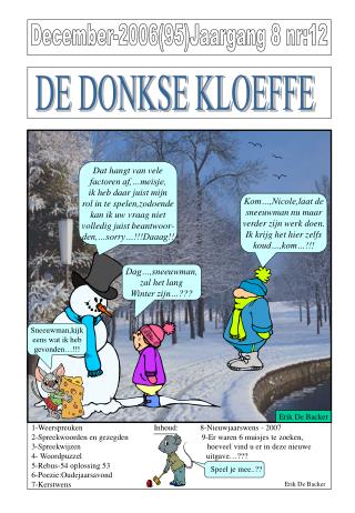 DE DONKSE KLOEFFE