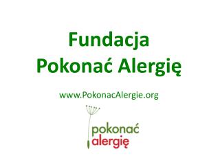 Fundacja Pokonać Alergię PokonacAlergie